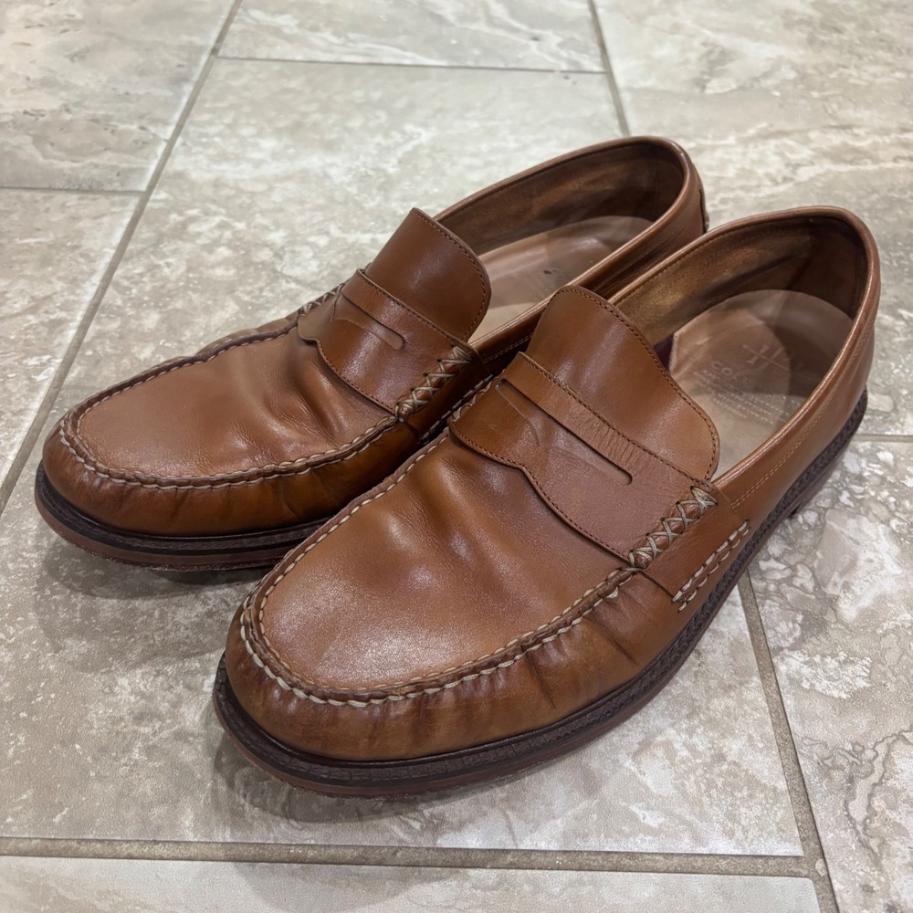 Cole Haan Mens American Classics Penny Loafer British Tan Leather C38740 11.5 M